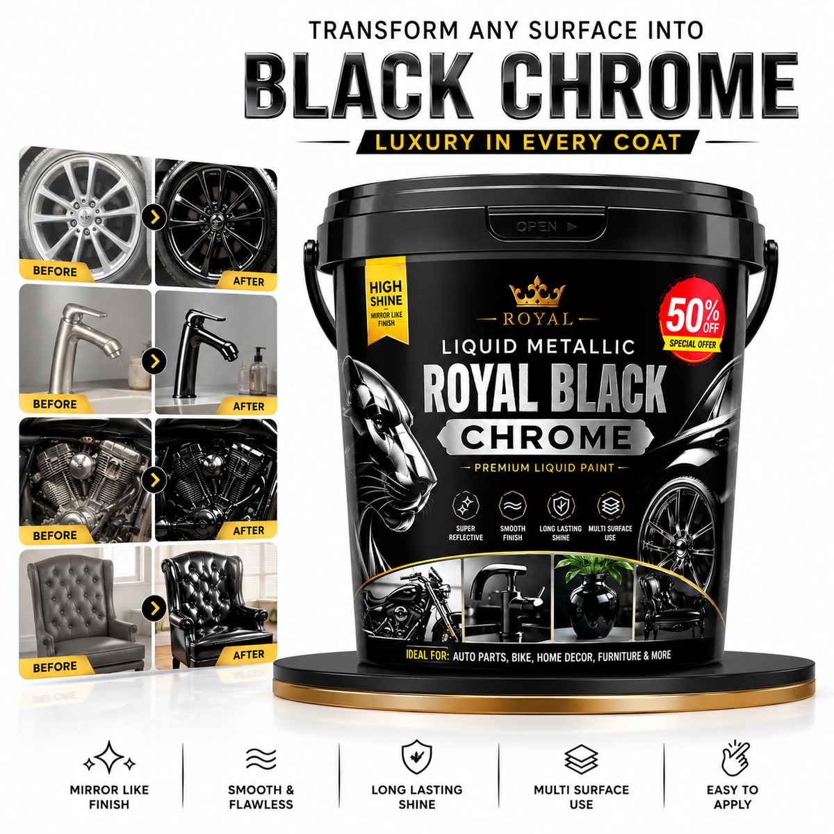 Royal Black Paint ✨