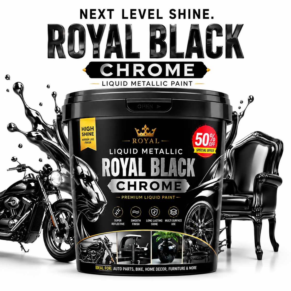 Royal Black Paint ✨