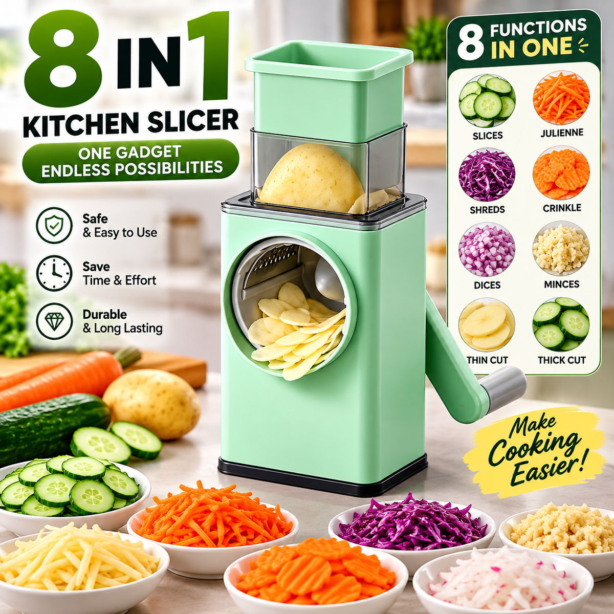 8 in 1 Kitchen Slicer